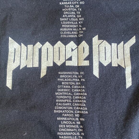 Justin Bieber Purpose Tour Long Sleeve - Picture 5 of 7